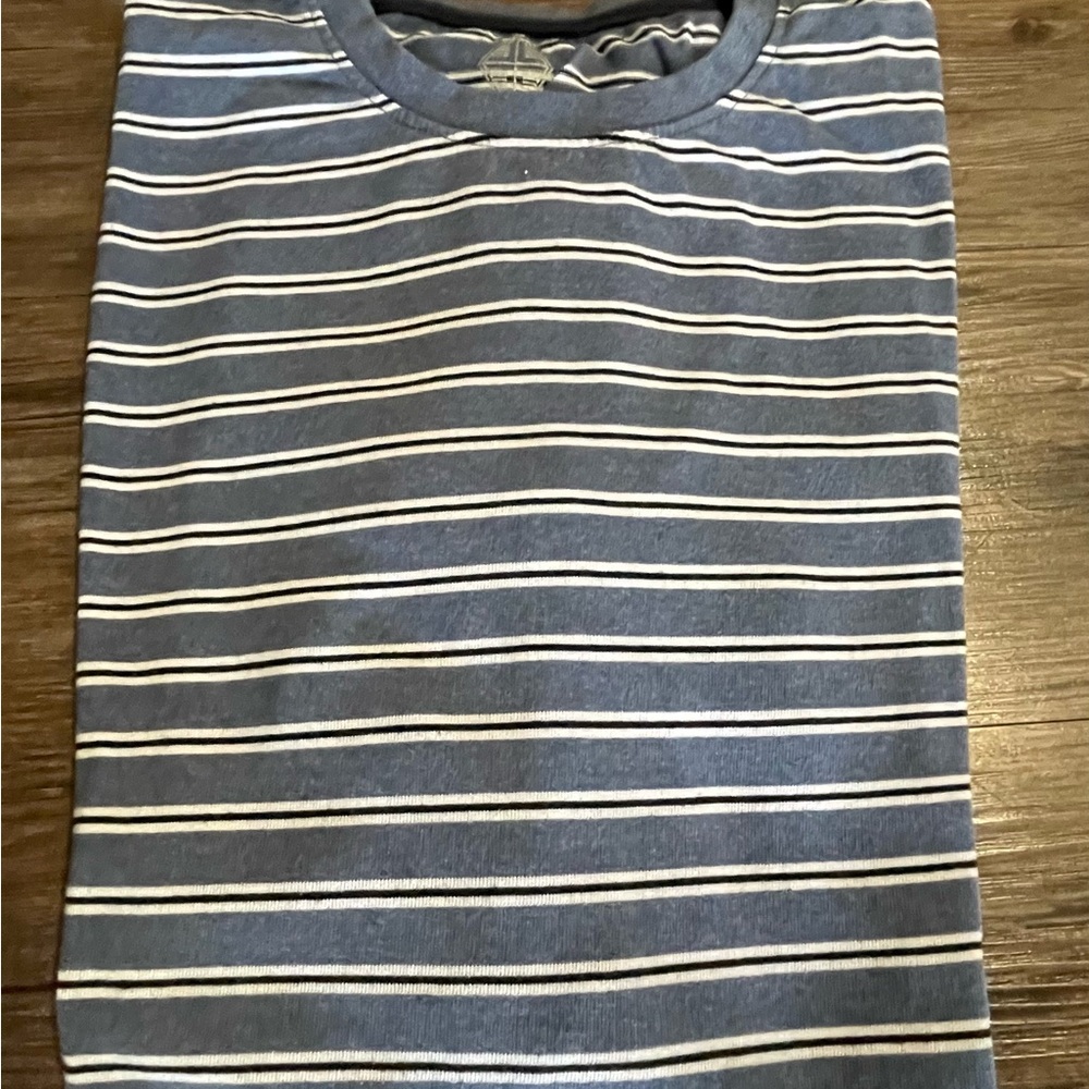 Men's Blue Striped Shirt